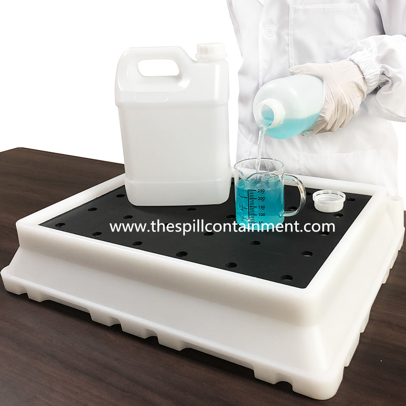 Tabletop Chemical Spill Containment Tray